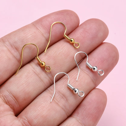 Gold Silver Earring Hook Set