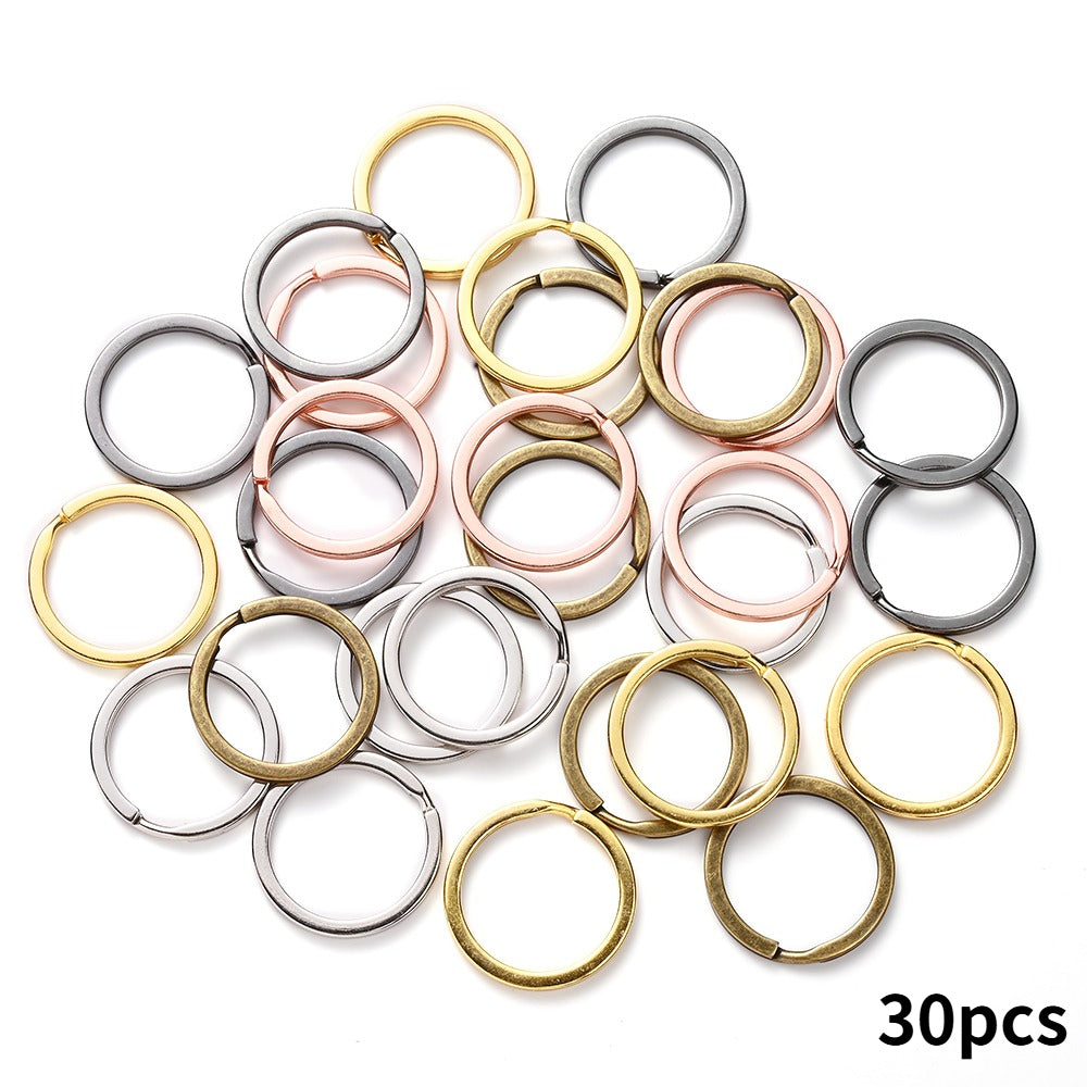 Colored Iron Flat Rings