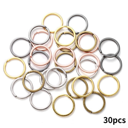 Colored Iron Flat Rings