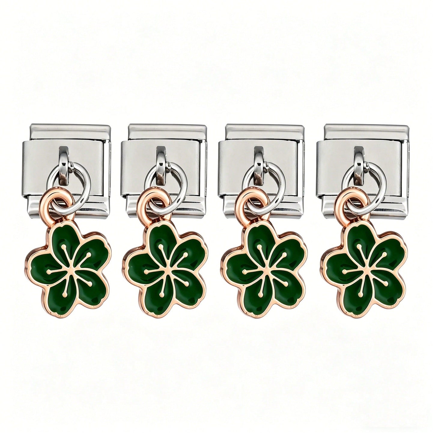 Cherry Blossom Module Bracelet Pendant Charms