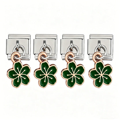 Cherry Blossom Module Bracelet Pendant Charms