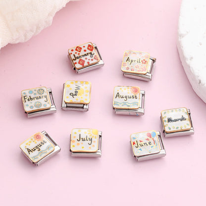 Golden Italian Charm Links