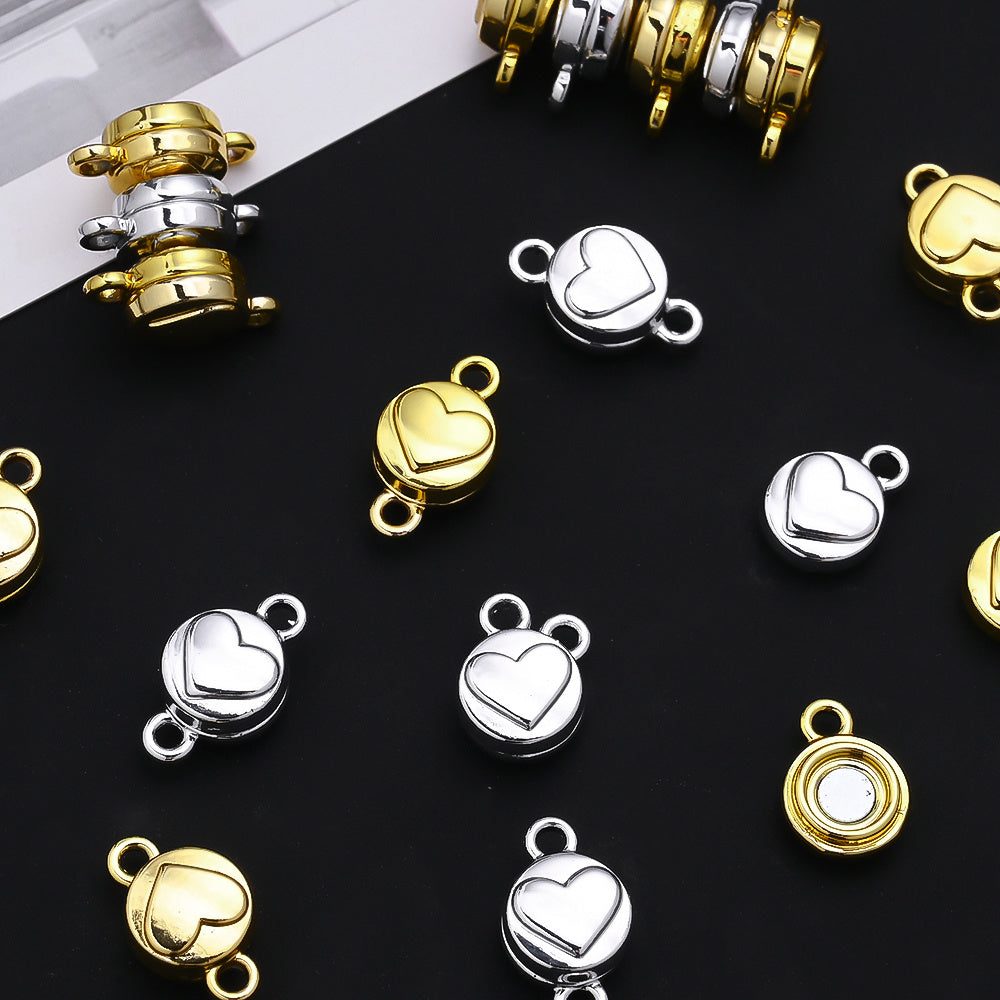 Heart Magnetic Clasp Connectors