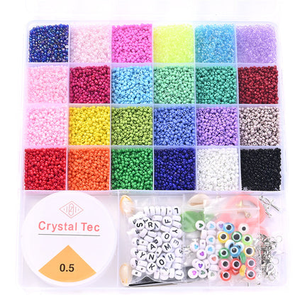 16,800 pcs 2 mm Seed Beads DIY Jewelry Making Kit