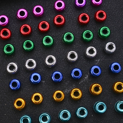 1000pcs/bag 6x9mm Colorful Resin Large Hole Beads
