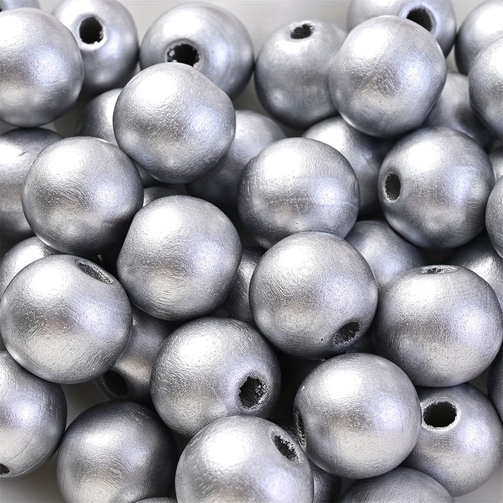 Marine-Themed Wooden Beads
