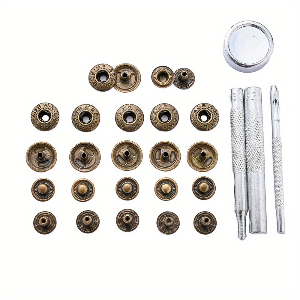 Metal Snap Button Installation Kit