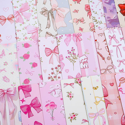 Coquette Pink Bow Bookmarks