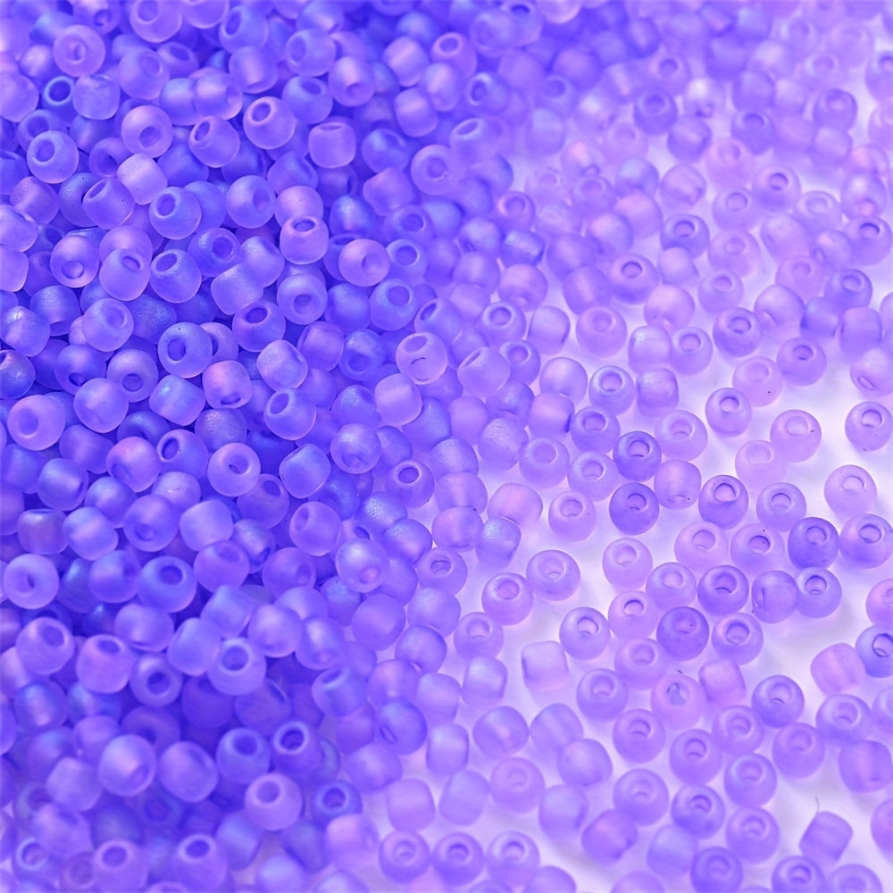 Colorful Frosted Seed Beads