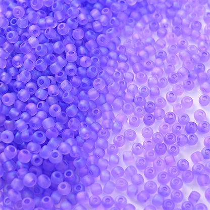 Colorful Frosted Seed Beads