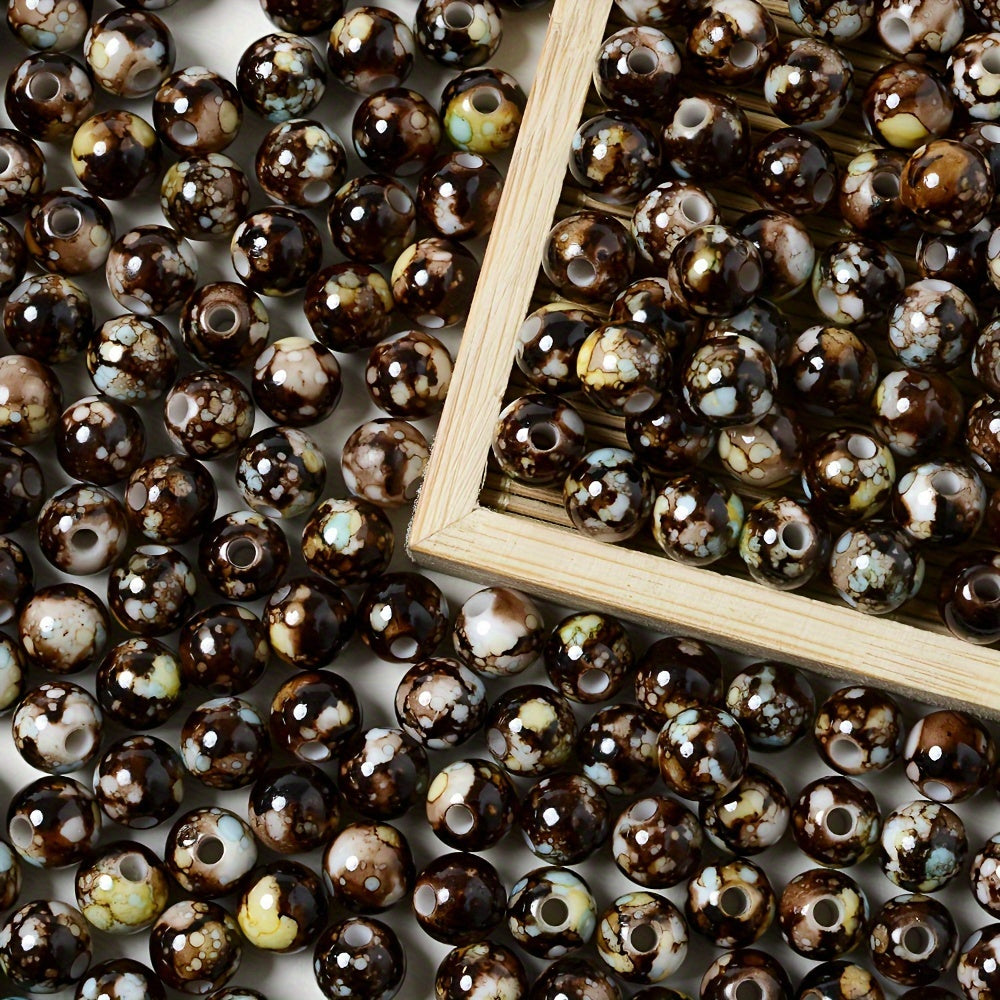 Cracked Acrylic Beads