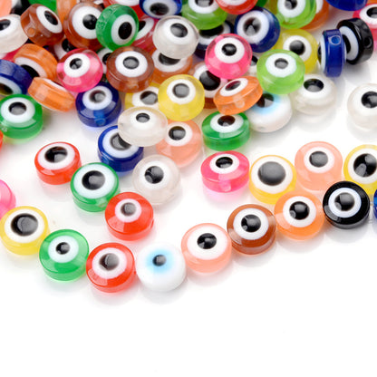Boho Evil Eye Resin Beads