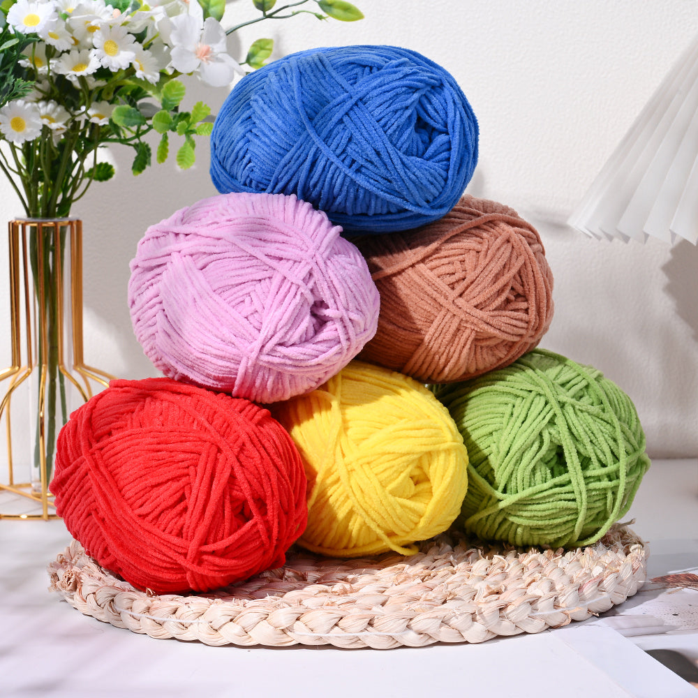 Polyester Matte Chenille Yarn