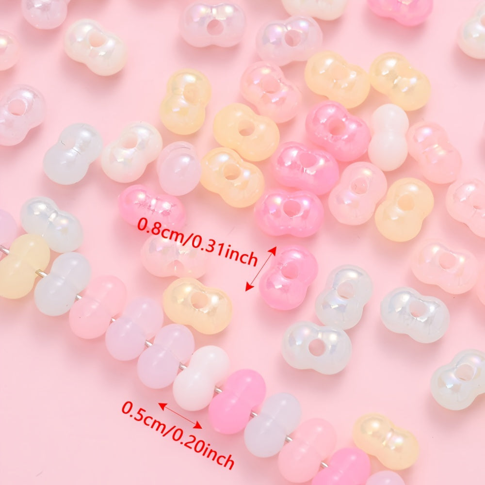 Acrylic Peanut Jelly Beads