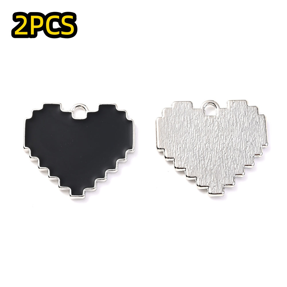 Heart Rhinestone Pendant Set