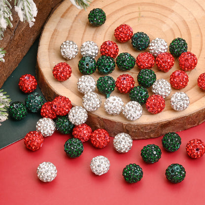 Christmas Resin Ball Beads