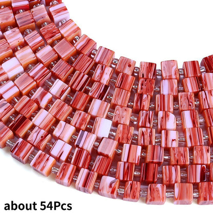 Square Natural Stone Beads