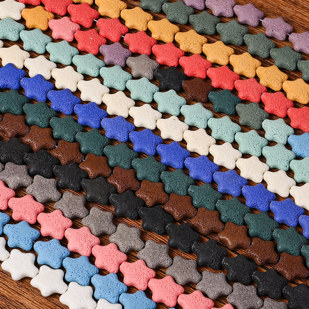 Colorful Star Stone Bead