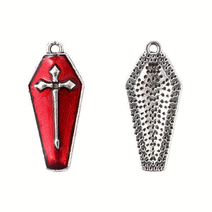 Halloween Coffin Alloy Charms