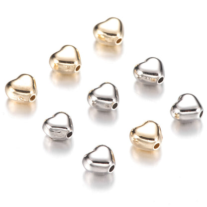 6 mm Love CCB Coated Spacer Beads