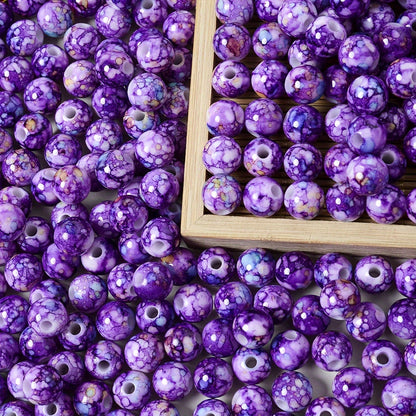 Cracked Acrylic Beads