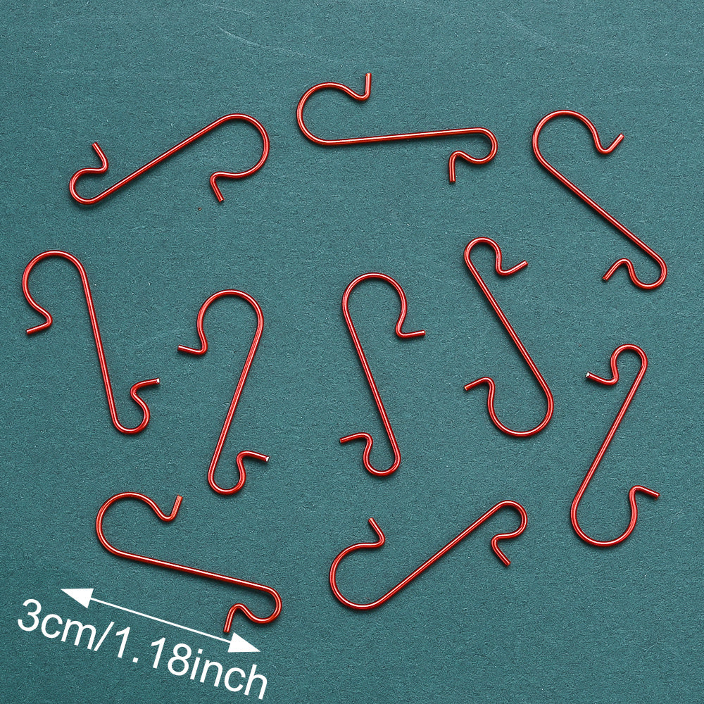 20PCS 30mm Christmas Ornament Hanging Hooks