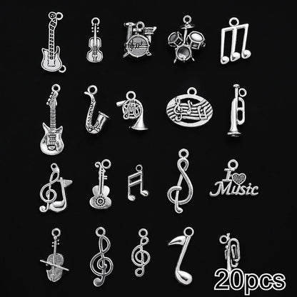 Musical Instrument Alloy Pendants