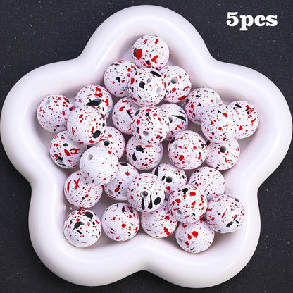Dinosaur Egg Acrylic Spacer Beads