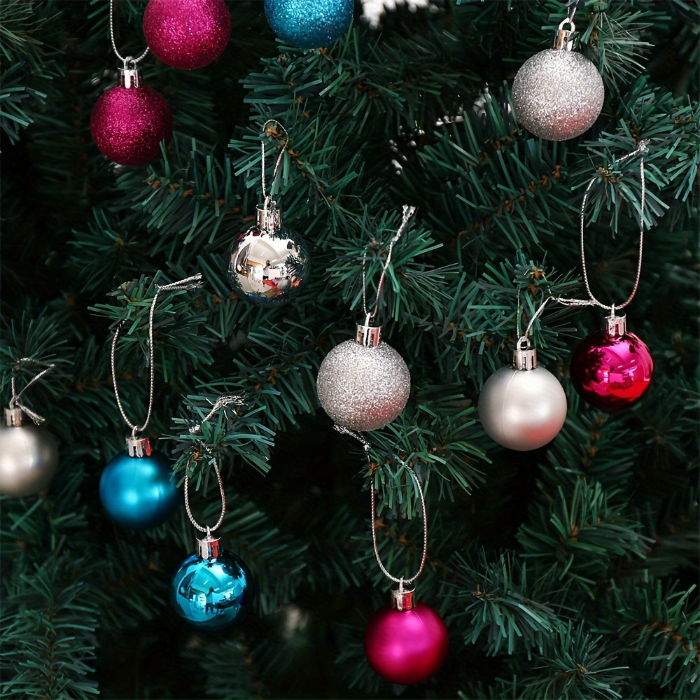 Plastic Christmas Ball Charms