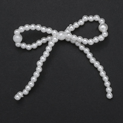 Faux Pearl Bowknot Embellishments