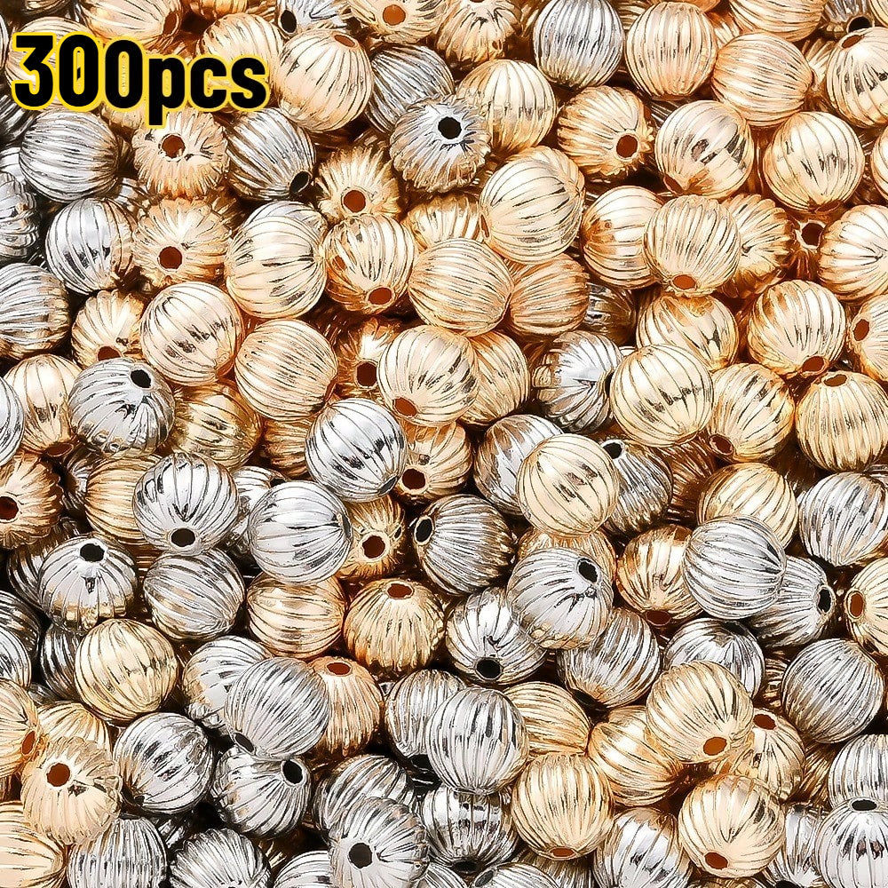 Vintage CCB Pumpkin Beads