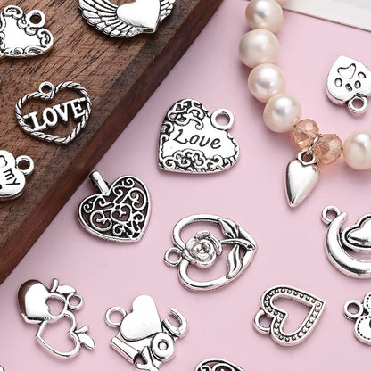Vintage Metal Heart Pendants
