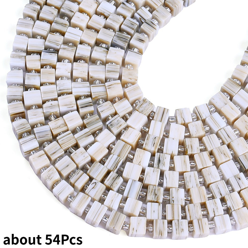 Square Natural Stone Beads