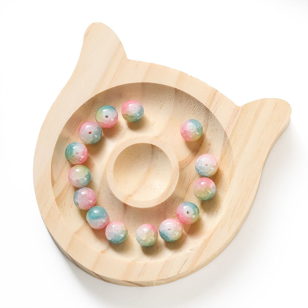 Wooden Beaded Jewelry Making Tray