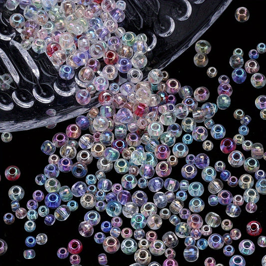 AB Glass Rice Beads