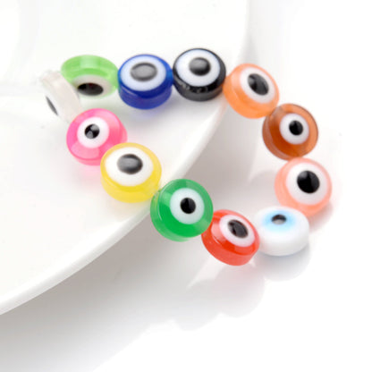 Boho Evil Eye Resin Beads