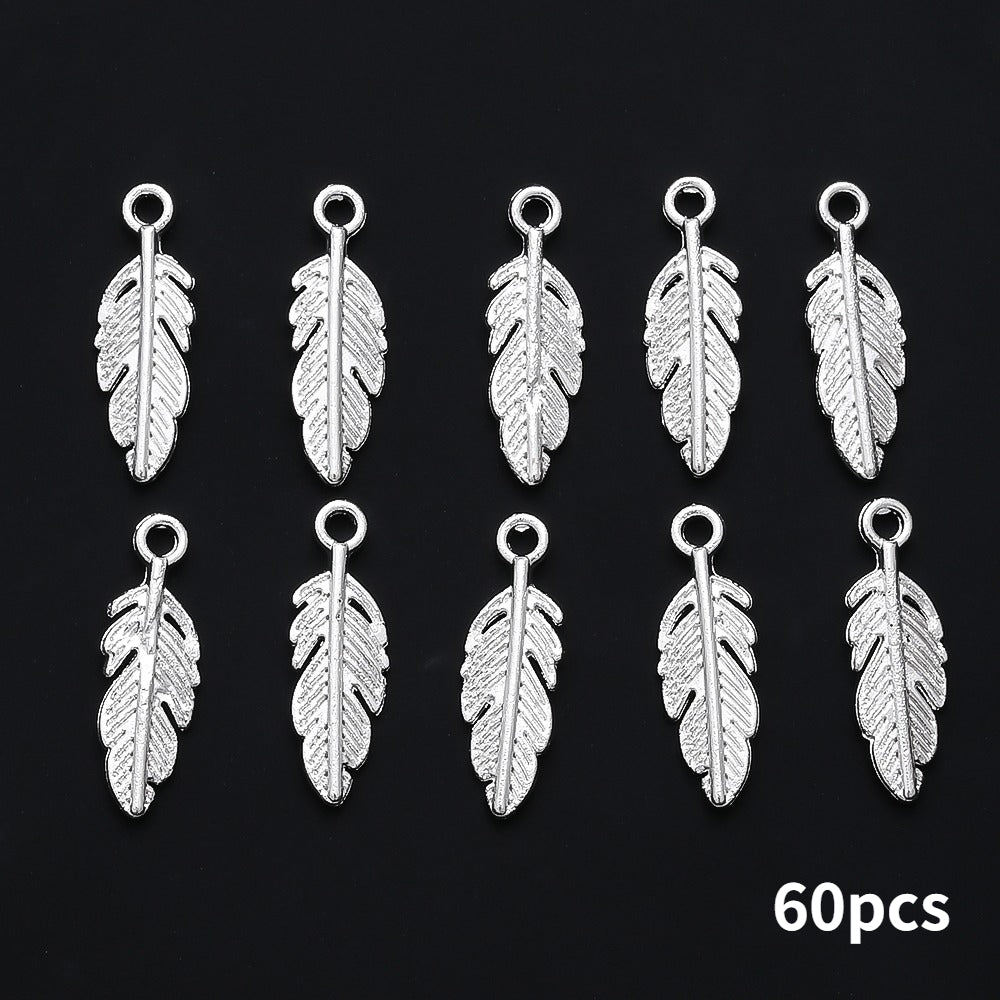 20/40/60PCS Boho Silver-Tone Dreamcatcher Charms & Spacer Beads