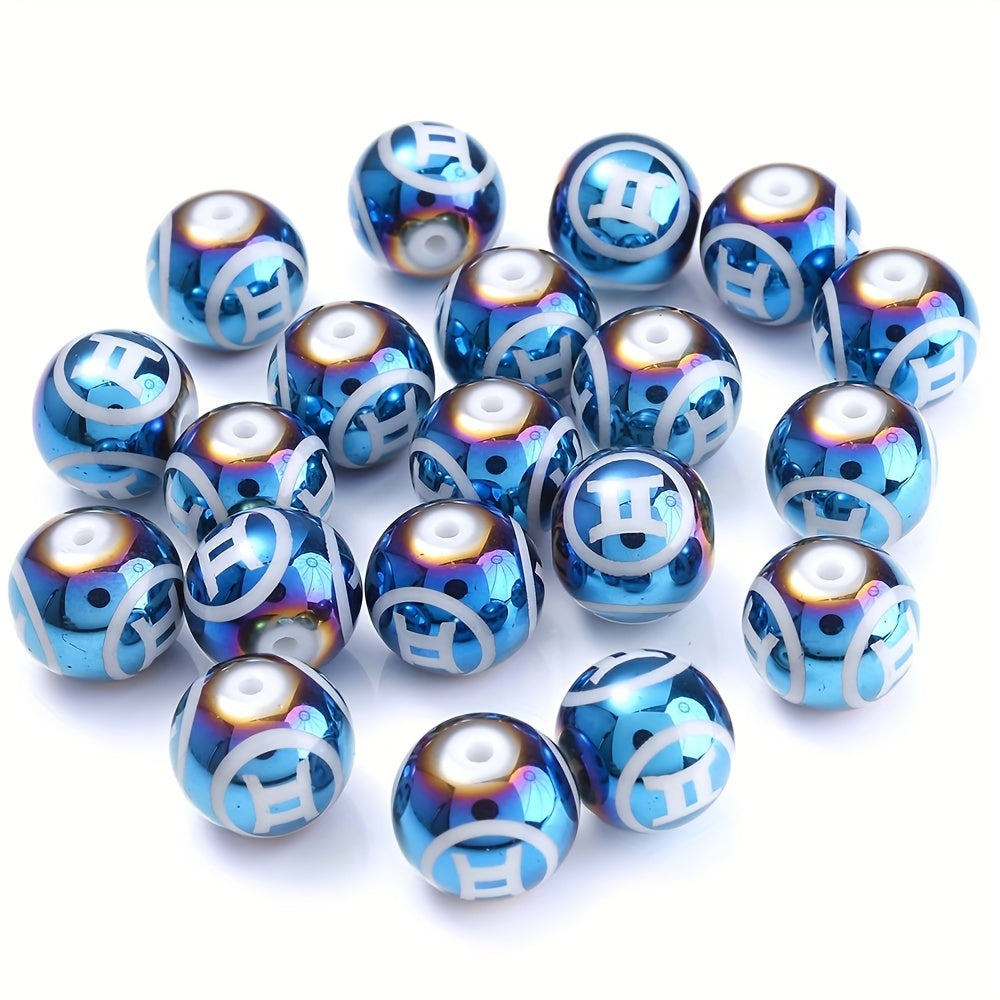 Constellation Style Glass Beads