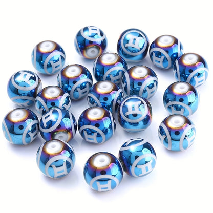 Constellation Style Glass Beads