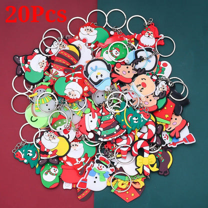 Christmas Theme Soft Gel Keychains