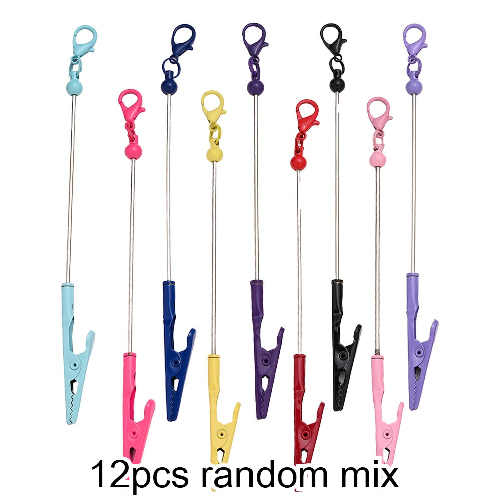 Beaded Card Holder Clips