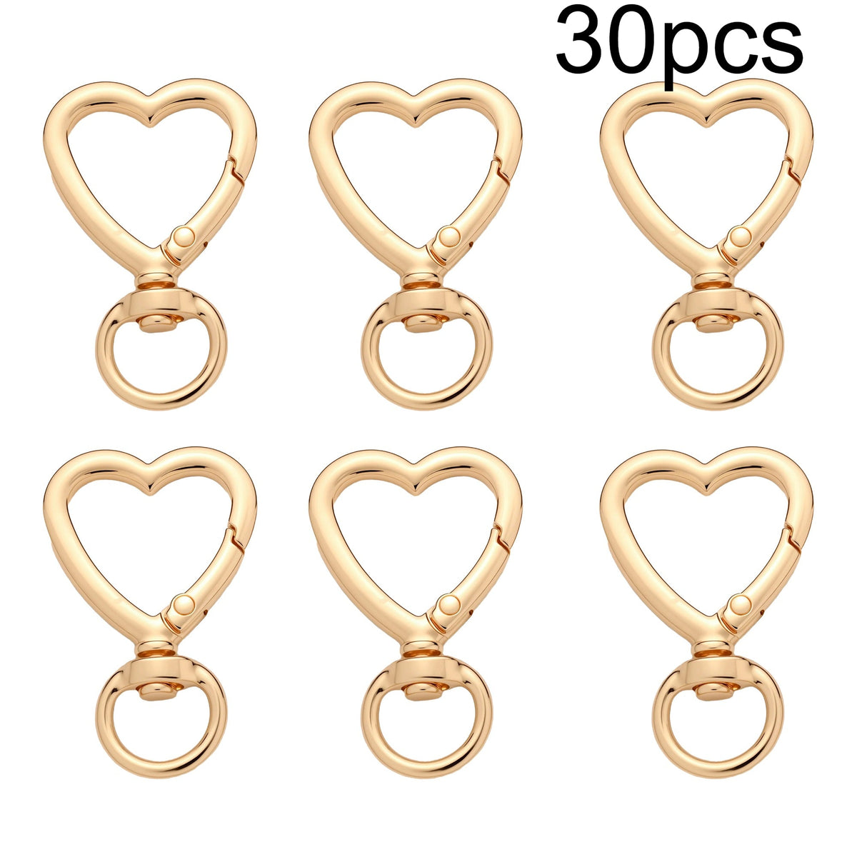 Golden & Silver Keychain Clasp Set