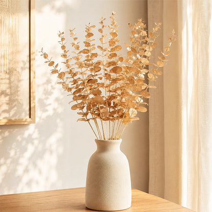 Golden Artificial Eucalyptus Branches