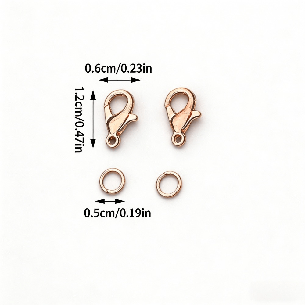 Lobster Clasp & Open Ring Jewelry Findings Kit