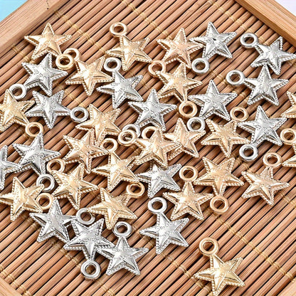 20PCS 12×15mm Antique Star CCB Pendant Beads