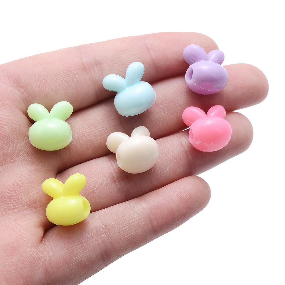 Acrylic Rabbit Beads