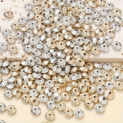 100PCS 6mm UFO-Shaped Plastic Bead Set