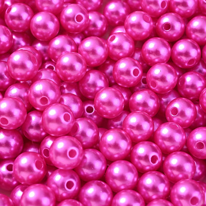 Colorful Imitation Pearl Acrylic Beads