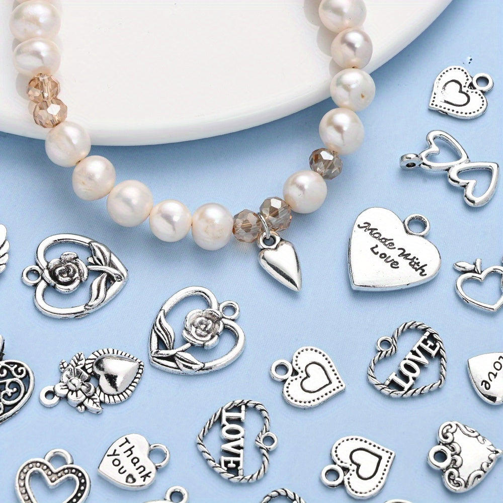 Vintage Metal Heart Pendants