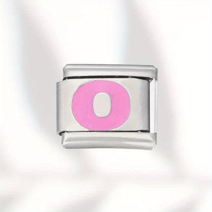 Colorful Stainless Steel Letter Bead